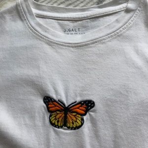 Brandy melville butterfly shirt